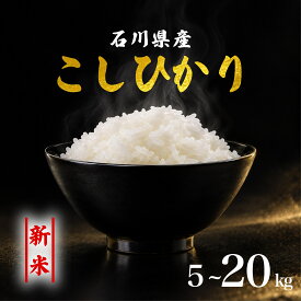 【ふるさと納税】 精米 先行予約 新米予約 石川県産こしひかり 令和8年産 米 20kg 15kg 10kg 5kg 石川県産 単品 能登 米 石川県産 白米 米 コメ お米 おこめ 2026年産 R8 ごはん コシヒカリ | 令和8年 能登 石川県 石川 羽咋 能登 復興 災害 支援 ふるさと納税米
