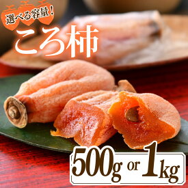 【ふるさと納税】 先行予約 令和7年産 ころ柿 1kg 500g 簡易包装 化粧箱 能登 名産 特産品 柿 かき 干し柿 果物 フルーツ くだもの 枯露柿 甘い 北陸 能登半島 石川 羽咋 特産 三雄農園 ふるさと納税柿 ふるさと納税フルーツ【12月中旬頃より順次発送】