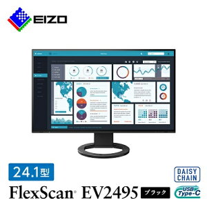 yӂ邳Ɣ[Łz EIZO  USB Type-C o͓ 24.1^ j^[ FlexScan EV2495 ubN _ t tj^[ p\R pcj^[ Q[~Oj^[ USB Type-C fCW[`F[y1316554z