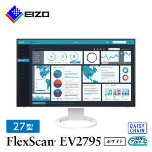yӂ邳Ɣ[Łz EIZO USB-C o E LAN 27^ tj^[ FlexScan EV2795 zCg _ t j^[ p\R pcj^[ Q[~Oj^[ USB Type-C fCW[`F[ y1285508z