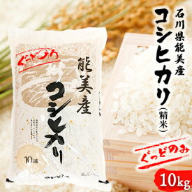 【ふるさと納税】石川県能美産コシヒカリ　ぐっどのみ(精米)10kg お米 白米 ブランド米 銘柄米 ご飯 おにぎり お弁当 和食 主食 国産 炭水化物 産地直送 　お届け：2025年10月上旬より順次出荷