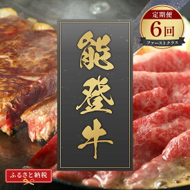 【ふるさと納税】肉【和牛セレブ】能登牛 定期便「ファーストクラス」全6回 特選 しゃぶしゃぶ すき焼き 焼肉 ステーキ ギフト 石川県 能美市