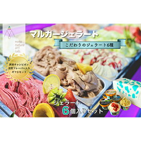 【ふるさと納税】受賞・まるごと能登ジェラート6個【配送不可地域：離島】【1233048】