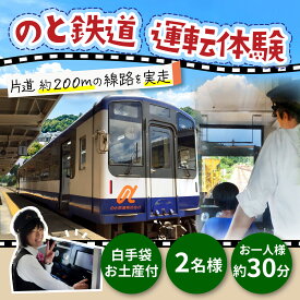 【ふるさと納税】のと鉄道運転体験