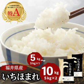 【ふるさと納税】福井県産いちほまれ 米 選べる容量 5kg 10kg [D-187001] / 食品 ご飯 お米 白米 いちほまれ ブランド米 米 コメ こめ 精米 白米 10キロ 5キロ 選べる 容量 令和7年 令和七年 7年 七年 一等米