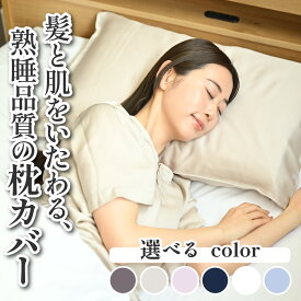 【ふるさと納税】髪と肌をいたわる、熟睡品質の枕カバー 選べる6色 [A-186001] / 日本製 国内製造 枕 カバー 枕カバー キュプラ ドリーミン シルク 滑らか 快眠 敏感肌 保湿 通気 吸湿 吸水 誕生日 母の日 敬老の日 還暦 ギフト プレゼント 母の日