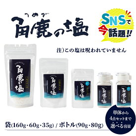 【ふるさと納税】★SNS で 話題沸騰★ 呪われていない 特別な塩 「角鹿の塩」 単品〜4点セット（塩・粗塩）[選べる種類・内容】【敦賀 塩 しお 粗塩 天然塩 天日塩 釜炊き 調味料 天皇の御食 日本書紀 人気 話題 急上昇 大バズり バズる お中元 お歳暮 ギフト 贈り物】