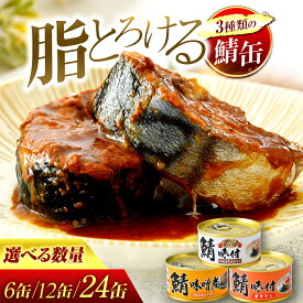 【ふるさと納税】【選べる缶数】 鯖缶詰 6缶 詰め合わせB 180g×6缶 本醸造醤油仕立て 唐辛子 味噌煮 / 鯖缶 さば缶 鯖 サバ さば 缶詰 詰合せ 詰め合せ 防災 保存食 小浜市 / 福井缶詰[BFAB032][BFAB035][BFAB038]
