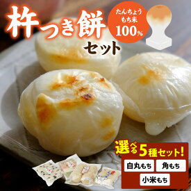 【ふるさと納税】【選べる5種】杵つき餅セット 丸もち 角もち 小米もち 大野産たんちょうもち米　もち菓子 もち 餅米 雑煮おぞうに おせち お正月 保存料不使用 年内配送 年内お届け たんちょう 送料無料