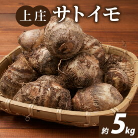 【ふるさと納税】【数量限定】上庄サトイモ（土イモ)5kg 農家直送【11月より順次発送予定】 [A-104001]|和食 根菜 煮物 送料無料