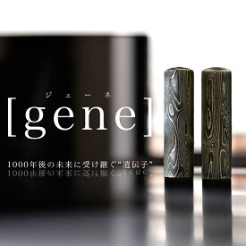 【ふるさと納税】"決意”と"誇り”を象徴する『鋼の印鑑 gene（ジェーネ）』[P-02504]
