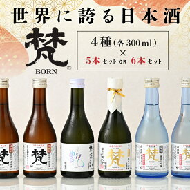 【ふるさと納税】世界に誇る日本酒！梵4種セット [B-02605] / 梵 日本酒 飲み比べ 純米大吟醸 吟醸酒 地酒 ギフト 贈り物 プレゼント 酒好き 家飲み 福井県鯖江市