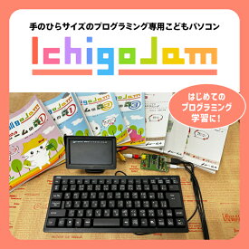 【ふるさと納税】手のひらサイズのプログラミング専用 こどもパソコン「IchigoJam」フルセット[G-17401] /プログラミング 子ども お子さん お子様 パソコン 教材 小学生 BASIC ゲーム PC 小学校 低学年 授業 福井県鯖江市