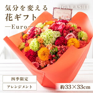【ふるさと納税】気分を変える花ギフト -Euro- / 誕生日 母の日 父の日 クリスマス 結婚祝い 結婚記念日 サプライズ お祝い アレンジメント 花束 プレゼント 贈り物 アレンジメント フラワー