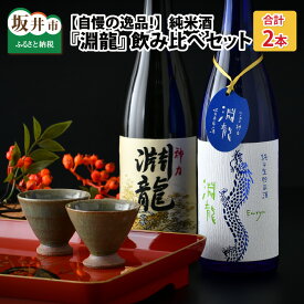 【ふるさと納税】【自慢の逸品！】純米酒『淵龍』 720ml × 2本 飲み比べセット 【純米酒 純米生原酒 飲み比べ セット 詰合せ 地酒 日本酒 辛口 お酒 酒 アルコール 食前酒 米どころ 冷蔵保存 ギフト 贈り物 贈答 父の日】