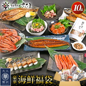 【ふるさと納税】海鮮福袋 全10品セット【魚介類 海鮮 福袋 冷凍 詰め合わせ】 [e04-c016]