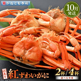 【ふるさと納税】【訳あり】≪浜茹で≫越前産 紅ずわいがに 約700g × 2杯 〜 4杯 食べ方しおり付【紅ズワイガニ カニ かに 蟹 姿 ボイル 冷蔵 福井県】【10月発送分】希望日指定不可