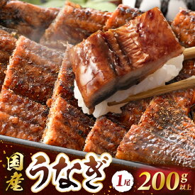 【ふるさと納税】レンジ温め 国産 うなぎ蒲焼き1尾(200～250g）店主手焼き 自家製秘伝タレ・山椒付き 冷凍【ウナギ かばやき さんしょう うなぎ ウナギ 鰻 蒲焼き 土用丑の日 グルメ 国産 樹香苑 】