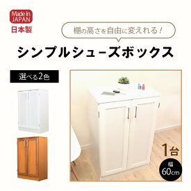 【ふるさと納税】シンプルシューズボックス 幅60cm GT-60T≪寄附者様組み立て品≫【カラーをお選びください】