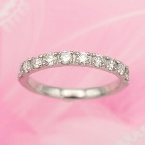【ふるさと納税】PT900 1.0ct 一文字ダイヤモンド リング #8 HR-009179【配送不可地域:離島・沖縄県】【1401071】