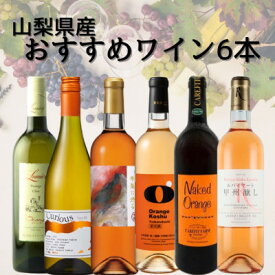 【ふるさと納税】山梨県産オレンジワイン6本セット　012【配送不可地域：離島】【1606823】