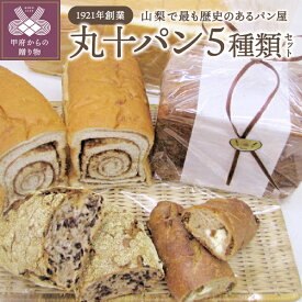 【ふるさと納税】パン 食パン シナモンブレット 丸十パン 5種類 詰め合わせ k077-001 送料無料