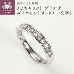  リング 指輪 ダイヤモンド プラチナ レディース ジュエリー アクセサリー 0.3カラット 定番 上品 ギフト プレゼント 贈り物 誕生日 一文字 ジュエリーケース付 鑑別書付 保証書付 k098-012