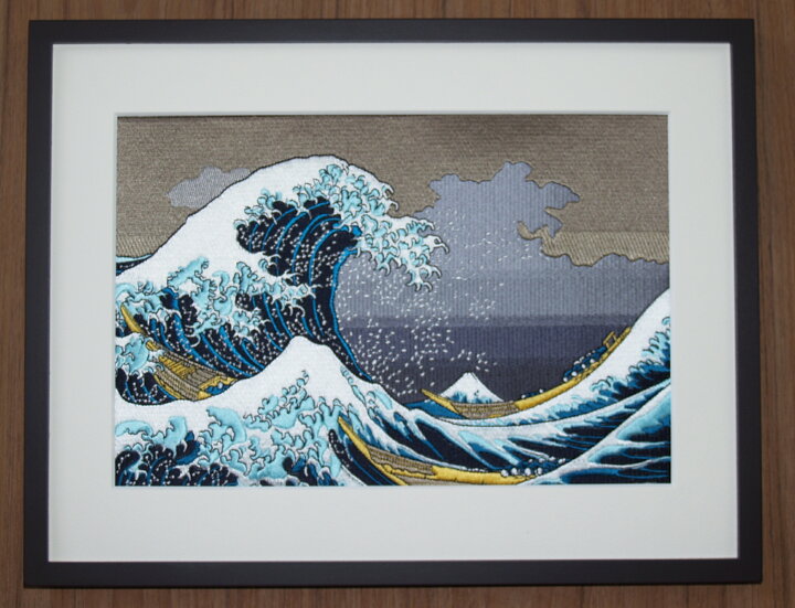 楽天市場】【ふるさと納税】 刺繍絵画 富士山 刺繍絵 絵 絵画 富士の 