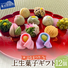 【ふるさと納税】 ひなまつり 限定 上生菓子 練り切り 12個 セット ひな祭り 贈答 和菓子 生菓子 スイーツ 2026 プレゼント ギフト 桃の節句 お祝い お菓子 餡 老舗 化粧箱入り 贈答用 詰め合わせ 各種和菓子セット 【2026年2月27日発送予定】