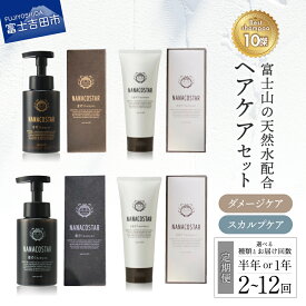 【ふるさと納税】 シャンプー トリートメント 定期便 1年 半年 選べる 回数 2回～12回 サロン専売 ヘアケア セット 美容 ダメージケア スカルプケア ベストシャンプー10傑 サロン専売 美容室専売 プレゼント ギフト メンズ レディース 泡 髪 美容液 母の日 父の日 日用品