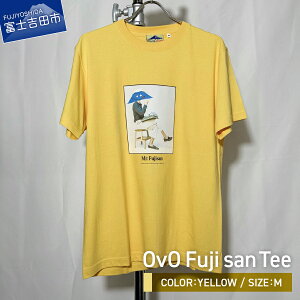 yӂ邳Ɣ[Łz TVc  m  OvO Fuji san Tee YELLOW WHITE IׂJ[ CG[ zCg IׂTCY M L  JWA t@bV Y fB[X F  tVc j