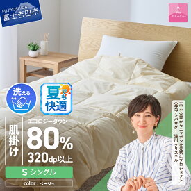 【ふるさと納税】 夏用 サステナブル SDGs 布団 甲州羽毛 軽量 肌掛け 薄手タイプ インナーケット オールシーズン シングル 選べる カラー ベージュ ピンク ブルー 寝具 日用品 保温性 再生ダウン 洗える ふとん リサイクルダウン ベッド ダウンケット 【甲州羽毛ふとん】