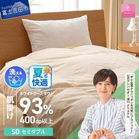 【ふるさと納税】 夏用 羽毛布団 掛け布団 新生活 ロイヤルゴールドラベル 選べる サイズ シングル セミダブル ダブル クイーン 選べる配送月 日本製 肌掛け アイボリー 無地 ホワイトグース ダウン93% フェザー 手洗い可 高級 寝具 ベッド ダウンケット 【甲州羽毛ふとん】