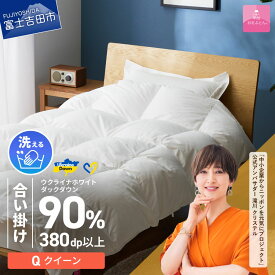 【ふるさと納税】 ウクライナ支援企画 羽毛布団 掛け布団 選べるサイズ シングル セミダブル ダブル クイーン 日本製 合掛け ホワイト 中厚 春秋冬 掛けふとんカバー付 収納ケース付 ウクライナホワイトダックダウン 寝具 立体キルト 【甲州羽毛ふとん】