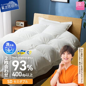 【ふるさと納税】 ウクライナ支援企画 羽毛布団 掛け布団 選べるサイズ シングル セミダブル ダブル クイーン 日本製 2枚合わせ 合掛け 肌掛け ホワイト オールシーズン 春夏秋冬 ふとんカバー 収納ケース ホワイトダックダウン 寝具 ベッド 回収キット付【甲州羽毛ふとん】