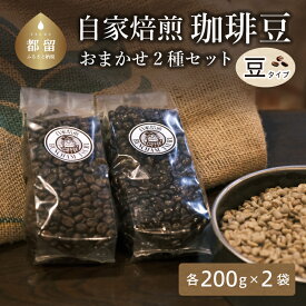 【ふるさと納税】 有名珈琲店 バンカム・ツル 自家焙煎 ＜豆のまま＞200g×2袋 (店主おまかせ2種類) 直送 コーヒー 珈琲 コーヒー豆 老舗 喫茶店 プレゼント アロマ 贈答用 水蒸気焙煎 挽きたて 富士山雪解水で丁寧に仕込みました