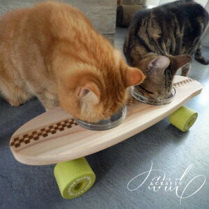 yӂ邳Ɣ[Łzy&CRAFTSzPet bowls stand-2BOWLS-(Green)v[gty1378241z