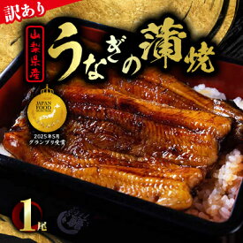 【ふるさと納税】【訳あり】山梨県産富士山脈の地下水うなぎの蒲焼　1尾【配送不可地域：離島】【1595402】