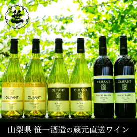 【ふるさと納税】【蔵元直送】笹一酒造・OLIFANT(オリファン)ワイン 750ml×6本セット