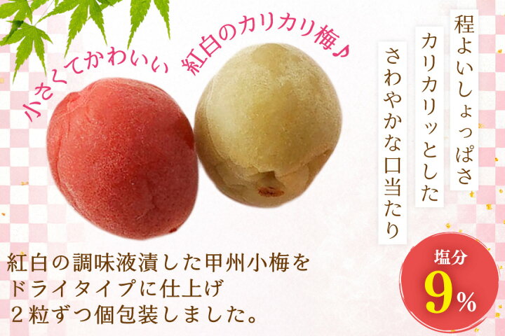 楽天市場】【ふるさと納税】 【やばいだろ】粋な小梅 30粒×15 計450粒 