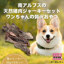 【ふるさと納税】 6-73 南アルプスの天然猪肉ジャーキーセット　ワンちゃんの贅沢おやつ ふるさと納税 犬用　ジャーキー　手作り　おやつ　猪 おすすめ 山梨県 南アルプス市 送料無料 ALPDW005