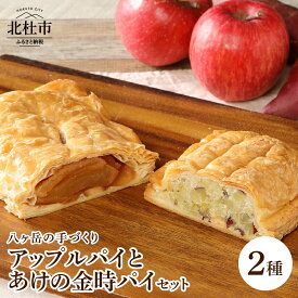 【ふるさと納税】アップルパイ ふじりんご あけの金時パイ さつまいも 2種セット セット 送料無料