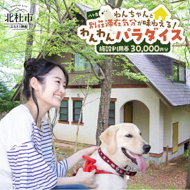 【ふるさと納税】 八ヶ岳わんわんパラダイス 施設利用券30,000円分 愛犬同伴 わんちゃん限定 体験