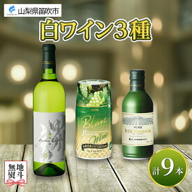 【ふるさと納税】白ワイン 瓶 缶 飲み比べ 瓶1本+缶2種8本 モンデ酒造 缶ワイン 白 ワイン 甲州 果実酒 酒 お酒 贈答 ギフト プレゼント 晩酌 宅飲み 家飲み キャンプ BBQ バーベキュー パーティー 送料無料 山梨県 笛吹市 20000円 無地熨斗 177-4-046