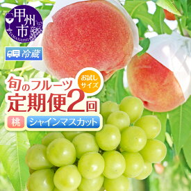 【ふるさと納税】 ＼39企画／ フルーツ 定期便 2026年 楽天限定 先行予約 選べる 回数 2回 3回 桃 巨峰 シャインマスカット ぶどう 果物 白桃 白鳳 500g 1kg 2kg 朝採れ 新鮮 山梨 甲州 数量限定 産地直送 贈答 期間限定 ふるさと納税 ランキング 冷蔵 まずはお試し （HK）