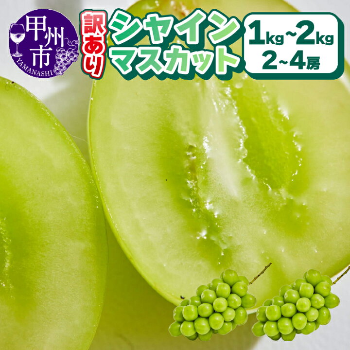 楽天市場】【ふるさと納税】 シャインマスカット 訳あり 冷蔵 1～1.5kg  