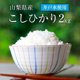 【ふるさと納税】先行予約 お米 低農薬 低化学肥料 こしひかり 2kg《令和4年11月順次出荷》 井戸水使用 / まんなか農園 / 山梨県 中央市