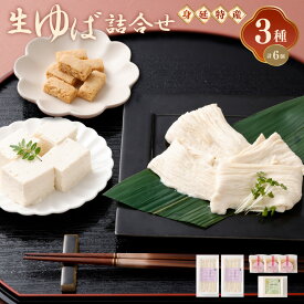 【ふるさと納税】湯葉 生ゆば 詰め合わせ 1 ゆば 工房五大 身延特産 セット 加工食品 食品 豆腐 山梨県 身延町 送料無料