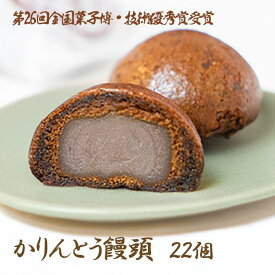 【ふるさと納税】竹林堂 看板商品！食感が楽しい！かりんとう饅頭 22個入 （冷凍）