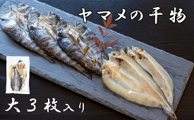 【ふるさと納税】山女(やまめ) の干物（大3枚入り）　ヤマメ 山女魚 ひもの 川魚